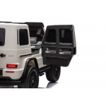 Elektrické autíčko Mercedes Benz G63 AMG XXL 24V - biele 